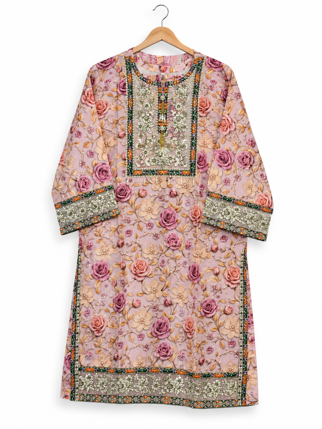 Rose Garden Floral 3-Piece Suit