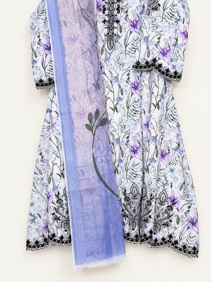 Liora Floral Embroidered 3-Piece Maxi – Cotrie Fabric