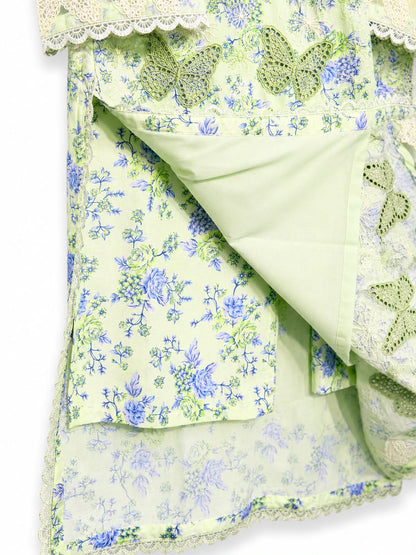 Butterfly Bloom — 3-Piece Lawn Suit