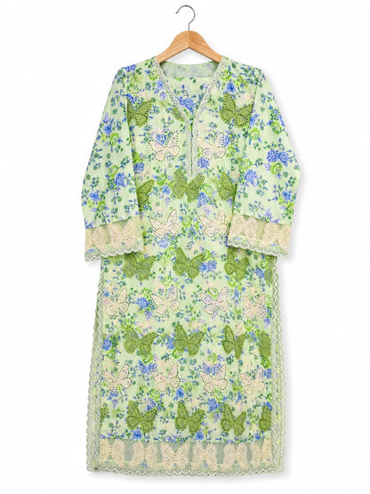 Butterfly Bloom — 3-Piece Lawn Suit