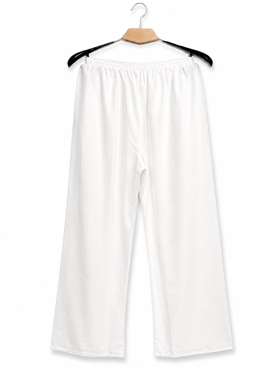 White Chikankari 2-Piece Suit | Flowwer Green Tassles.