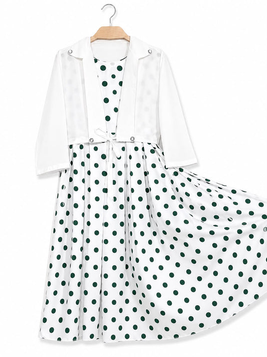 14 August Western Style Long Frock | Grip Fabric | Yahyas
