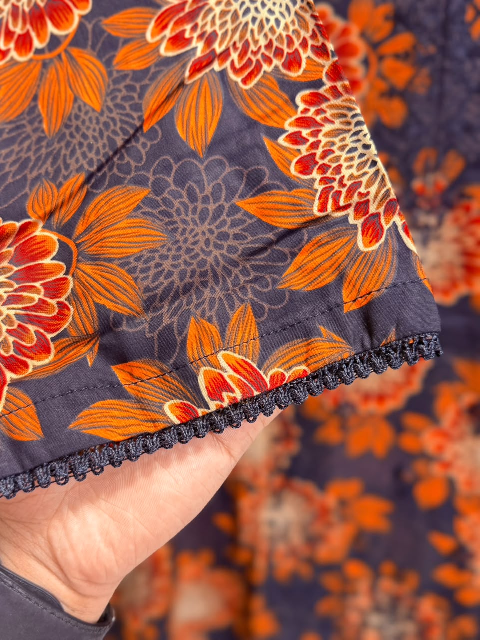 Flora Ember – Linen 3 Piece