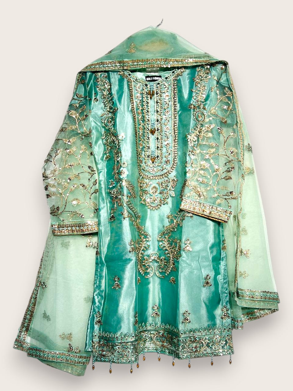 Premium Silk 3-Piece Suit – Stitched Medium | Yahyas