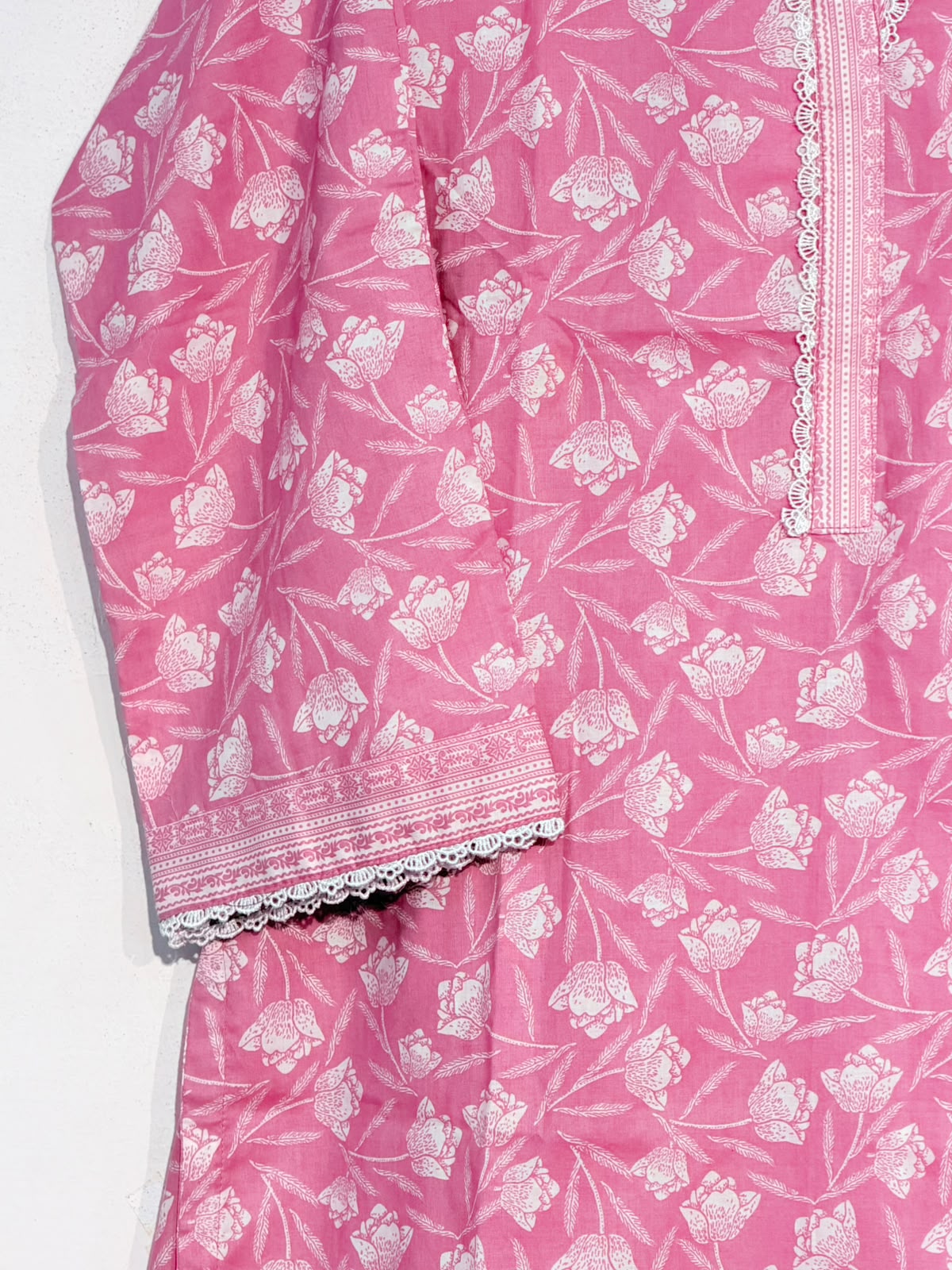 Printed 3-Piece Suit – Pink Floral | Yahyas