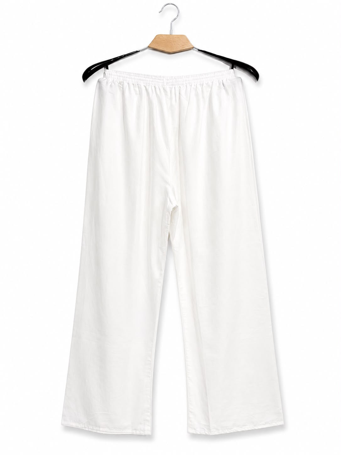 Plain wide-leg trouser